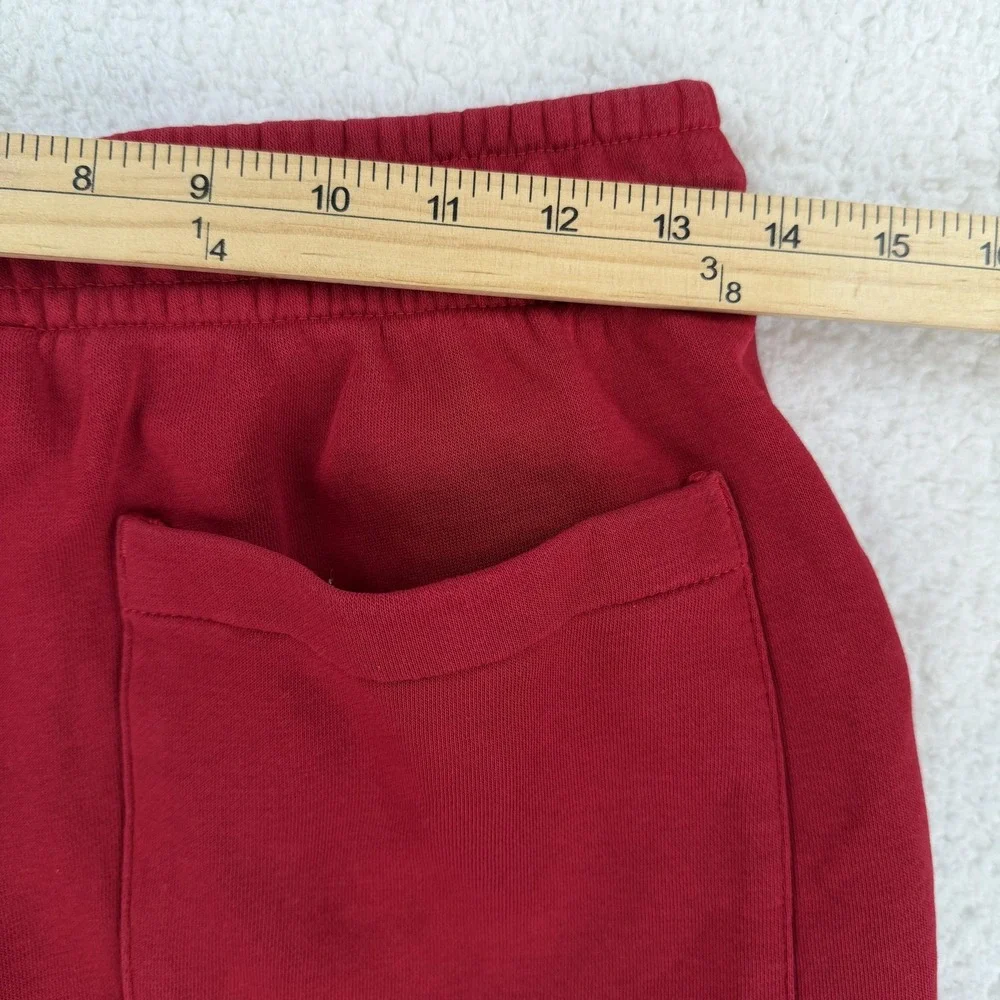 Air Jordan Shorts Mens Small Red‎ Fleece Jumpman Logo Athletic Casual Basketball